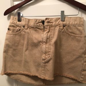 free people mini skirt